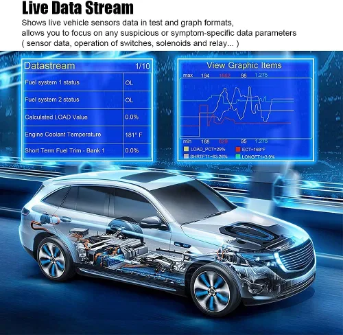 Miniatura 5 de Probador de batería de coche KW681 6V 12V + escáner KW850 OBD2