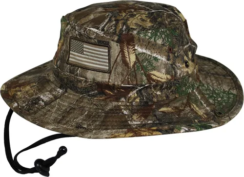 Miniatura 10 de Paramount Outdoors Bayou American Flag Boonie Hat American Fit Design Floats