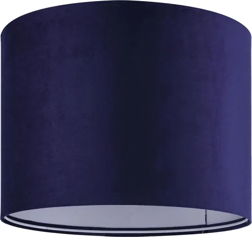 Miniatura 6 de Pantalla de lámpara de tambor de terciopelo azul oscuro, pantalla moderna de 13 pulgadas superior x 13 pulgadas inferior x 10 pulgadas de alto