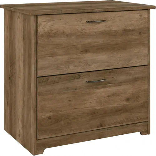Miniatura 12 de Bush Furniture - Archivador lateral Cabot Collection de 2 cajones con herrajes cromados, elegante archivador para oficina en casa, cartas, archivos