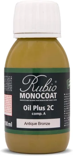 Miniatura 34 de Rubio Monocoat Muestra de Acabado de Aceite para Madera - Puro Aceite Plus Parte A Aceite de Linaza de Secado Rápido y Ecológico para Uso Pure