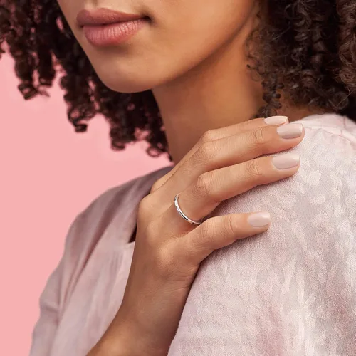Miniatura 2 de PANDORA Jewelry - Anillo de circonita cúbica simple y brillante en plata de ley Metal Zirconia cúbica