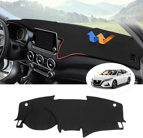 Miniatura 18 de Autorder Alfombrilla de Salpicadero para Rivian R1T 2022-2025 2026 Accesorios Cubierta de Salpicadero Manta de Salpicadero Franela Protección contra