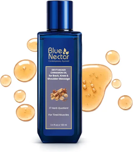 Miniatura 4 de Blue Nectar Aceite ayurvédico para el dolor de espalda, articulaciones y hombros con canela, clavo de olor (17 hierbas, 6.76 onzas líquidas)
