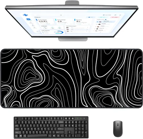 Miniatura 4 de XXXL - Alfombrilla de mouse para juegos, alfombrilla de mouse grande para escritorio, alfombrilla de mouse extendida, con base de goma
