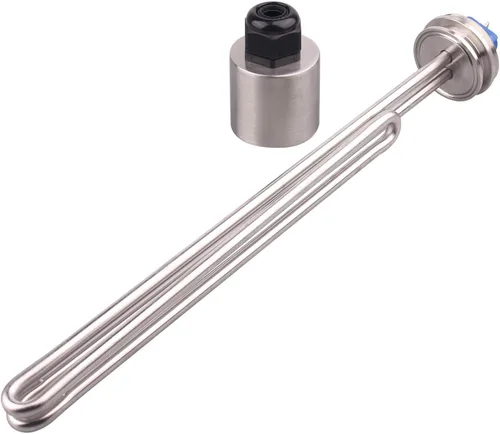 Miniatura 8 de DERNORD Calentador de agua de inmersión de acero inoxidable con elemento calefactor plegable de 1.5 pulgadas (OD50.0.197 in) (120V 1500W)