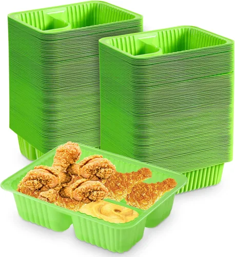 Miniatura 7 de Baderke 200 bandejas para nachos desechables de plástico de 6 x 5 pulgadas, recipientes de nacho de 12 onzas para suministros de fiesta nocturna