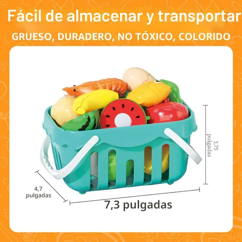 Miniatura 9 de Funpynani - Juego de cocina de 130 piezas para niños pequeños, juego de ollas y sartenes de juguete, utensilios de cocina, alimentos diarios, Rosa
