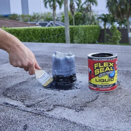 Miniatura 4 de Líquido de sellado Flex Seal grande, 16 oz, negro, LFSBLKR16