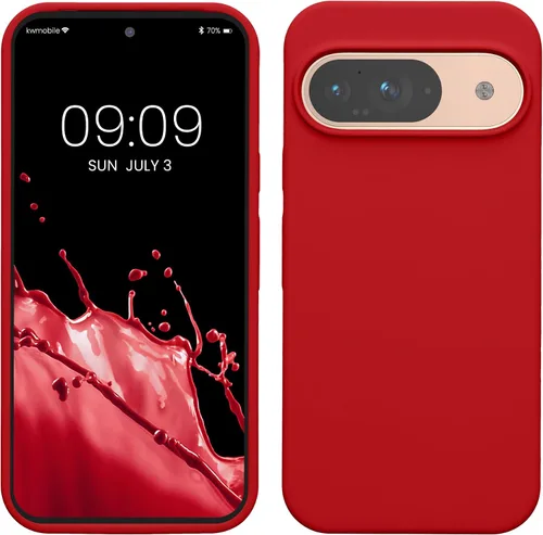 Miniatura 30 de kwmobile Funda Compatible con Google Pixel 6 Pro - Funda de Teléfono de Silicona TPU con Acabado Suave - Azul Caribe