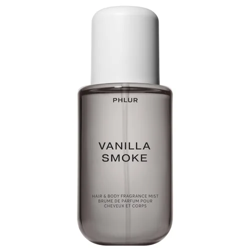 PHLUR Vanilla Smoke - Fragancia corporal para cabello y cuerpo, espray corporal de vainilla de cachemira con pimienta rosa, bergamota, haba tonka e