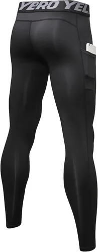 Miniatura 21 de SPVISE Pantalones de compresión para hombre, leggings para deportes, gimnasio, mallas atléticas frescas y secas, capa base para correr, fútbol