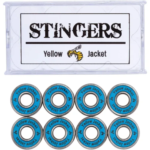 Miniatura 11 de Yellow Jacket - Rodamientos premium para patineta y longboard, profesionales, 608, ABEC 9, naranja tropical (paquete de 8)