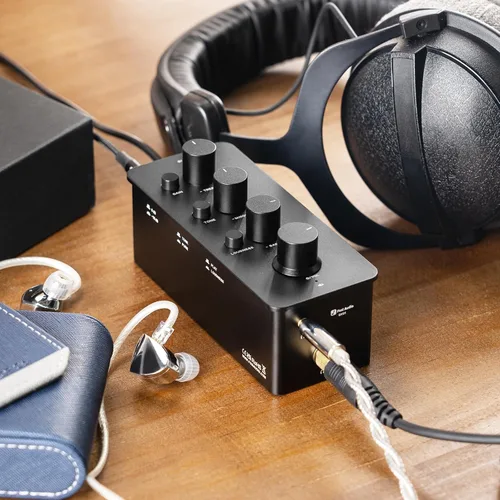 Miniatura 9 de Fosi Audio SK01 Amplificador para Auriculares Ecualizador Preamplificador con Control de Tono de Graves, Medios y Agudos y Compensación de Sonoridad