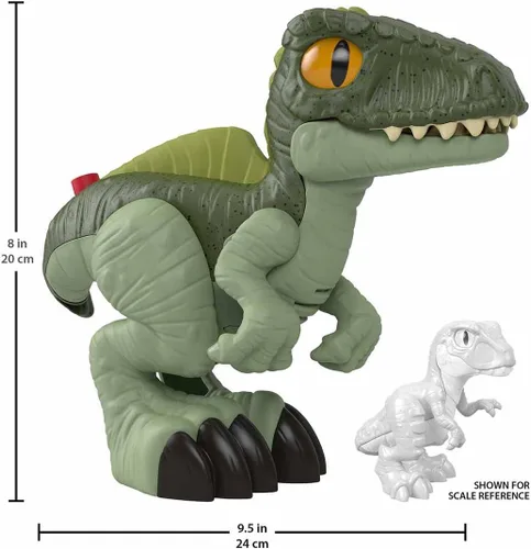 Miniatura 3 de Jurassic World Toys Jurassic World Dominion Deluxe Growlin Giga XL - Juguete de dinosaurio de 10 pulgadas de alto con luces y sonidos para niños