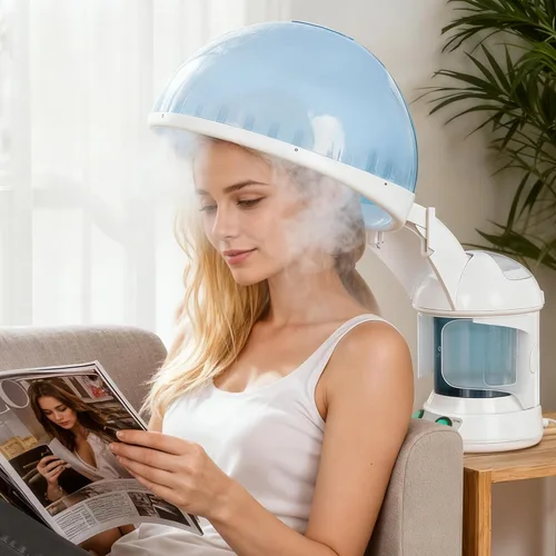 Vaporizador Facial 3 en 1, Vaporizador para el Cabello, Humidificador de Aire con Niebla Caliente Hidratante, Sistema de Hidratación, Atomizador