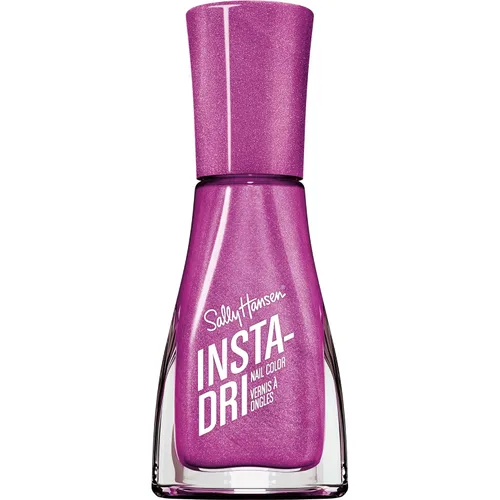 Sally Hansen Insta-Dri - Esmalte para uñas Fig Flash en color violeta metalizado de 0.31 onzas líquidas (paquete de 1 unidad)
