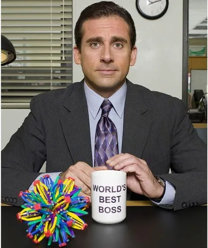Miniatura 5 de The Office World's Best Boss Dunder Mifflin - Taza de cerámica blanca, 11 onzas, taza oficial de Michael Scott como se ve en la oficina
