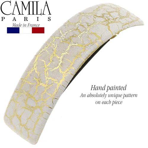 Miniatura 3 de Camila Paris CP2553 - Pinza de pasador de pelo francés para niñas, para cabello largo y rizado, grueso, rizado, ondulado, agarre fuerte, pinzas