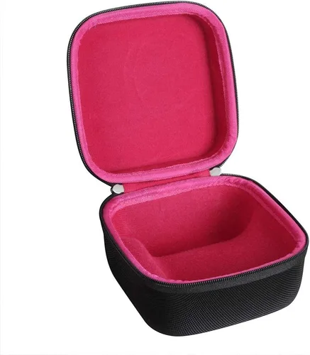 Miniatura 3 de Hermitshell Estuche rígido de viaje para Cricut Easy Press Mini máquina de prensa de calor (negro + rosa)