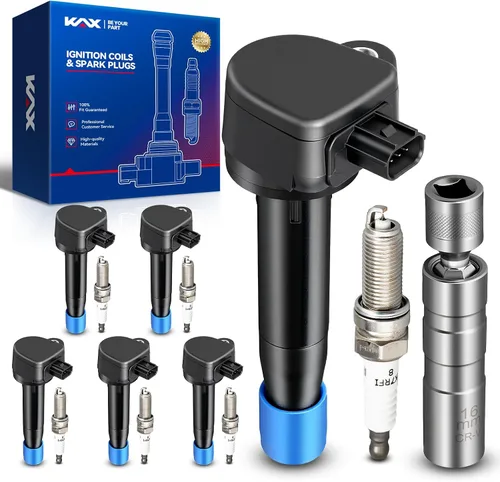 Miniatura 16 de Bobina de encendido KAX UF303 Paquete de 6 unidades Compatible con Trailblazer, Envoy XL, H3, Trailblazer EXT, Rainier, i-370, i-350, i-290, i-280