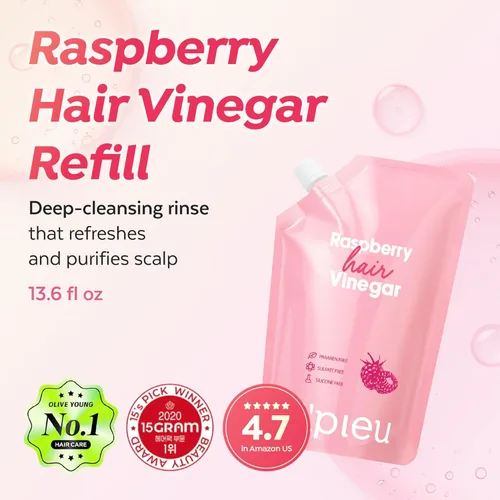 Miniatura 2 de A’PIEU Vinagre de Frambuesa para el Cabello [Recarga] - Limpieza Profunda del Cuero Cabelludo y Desintoxicación para Cuero Cabelludo Graso