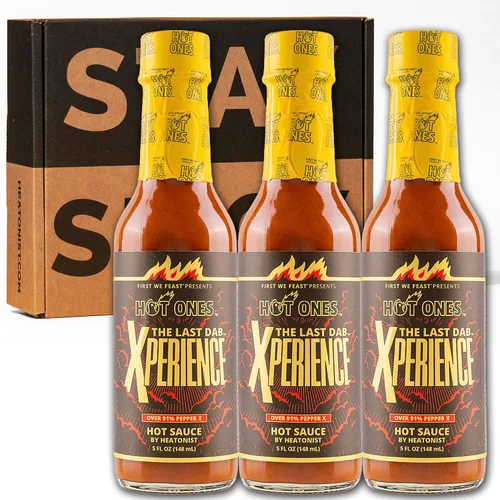 Miniatura 7 de Hot Ones The Last Dab Apollo - Salsa picante hecha con ingredientes naturales y sabores extra picantes, la única salsa picante en el mundo hecha
