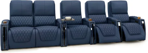 Miniatura 84 de Seatcraft Apex Zero-Gravity CoolZero - Asiento de cine en casa de cuero italiano, reposacabezas eléctrico, lumbar eléctrico, reclinable eléctrico
