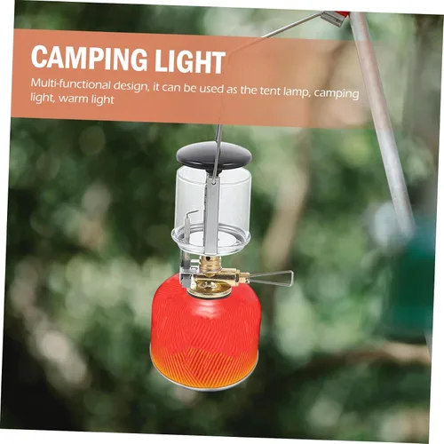 Miniatura 7 de Abaodam Tienda portátil linterna de gas lámpara de camping al aire libre luz de calefacción de propano para emergencia patio jardín barbacoa lectura