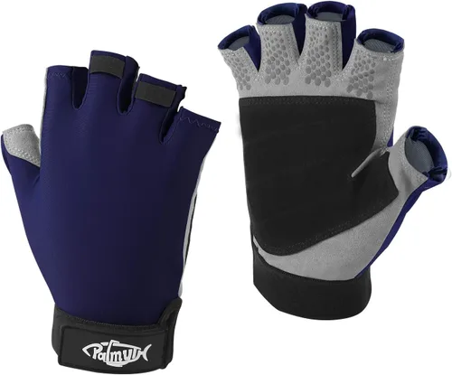 Miniatura 9 de Palmyth Guantes de pesca UV con protección solar, guante sin dedos para kayak, hombres y mujeres, UPF 50+ SPF para navegación, senderismo, remo