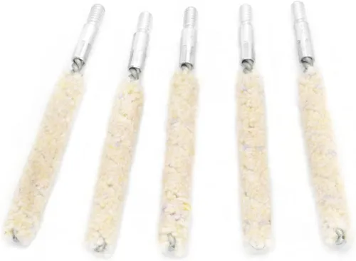 Miniatura 5 de Kit de 10 Cepillos/Hisopos para Ánima, Cepillos de Limpieza para Ánima de Escopeta/Pistola (.25 Cal)