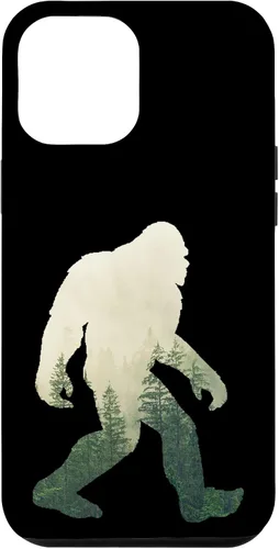 iPhone 12 Pro Max Bigfoot figura Sasquatch Yeti Nature doble caso de exposición