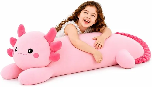 Miniatura 11 de Juguete de peluche grande de 32 pulgadas, almohada grande de peluche de gato largo y grande, regalo de peluche de gatito blanco y negro para niños