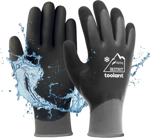 Guantes de trabajo de invierno impermeables para hombres y mujeres, pantalla táctil, guantes para congelador, aislados térmicamente, para clima frío