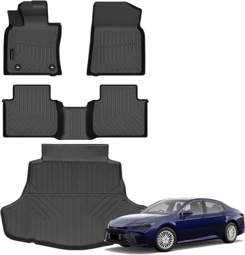 Miniatura 11 de Auxko Alfombrilla de carga para todo tipo de clima, apta para Toyota 4Runner 2026 2025 de 5 plazas, versión de gasolina, accesorios protectores, sin
