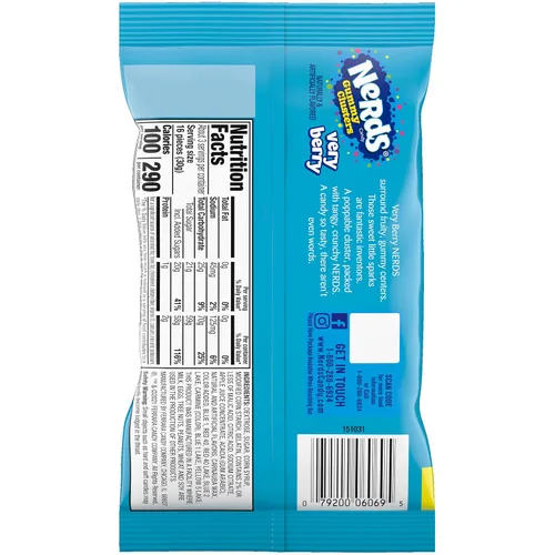 Miniatura 2 de Nerds Gummy Clusters Very Berry Bolsas de 3 oz - Caja de 12