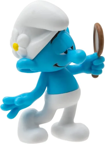 Miniatura 12 de The Smurfs Paquete de 10 figuras clásicas del 40 aniversario – Cuenta con pitufina de 2 pulgadas, gruñón, codicioso, papá pitufo, cerebro, fuerte