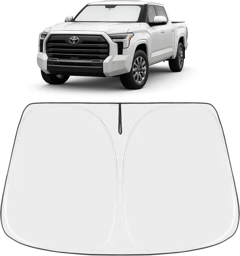 Miniatura 154 de Proadsy Parasol para parabrisas actualizado 2025, ajuste personalizado Dodge RAM 1500 2Dr 2019-2024 2025, 4 capas, plegable, protector de parasol