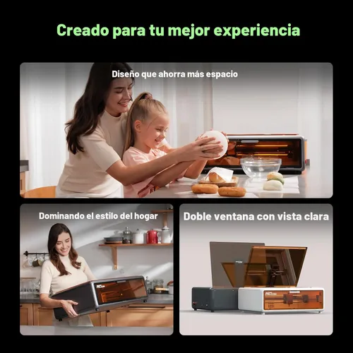 Miniatura 5 de Creality Falcon A1 - Grabadora láser de 10 W, salida potente de 80 W, totalmente cerrada, velocidad de 600 mm/s, posicionamiento automático