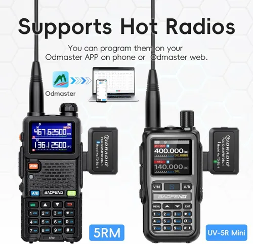 Miniatura 2 de TIDRADIO Adaptador de Programador Inalámbrico de Radioaficionado APP y Programa de PC para Baofeng UV-5R y Múltiples Modelos Sin Problemas