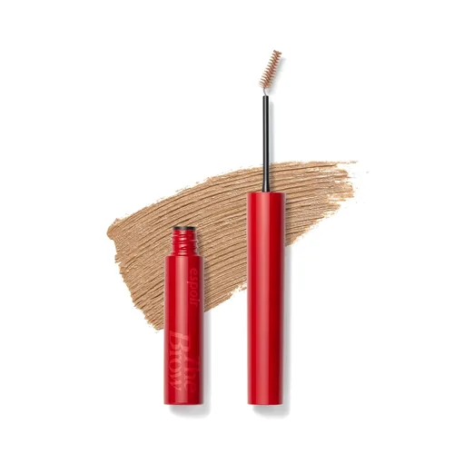 Espoir The Brow Color Fixing Cara #1 Beige 0.1 fl oz | Fijación fácil sin grumos con cepillo delgado | Máscara de cejas duradera a prueba de manchas