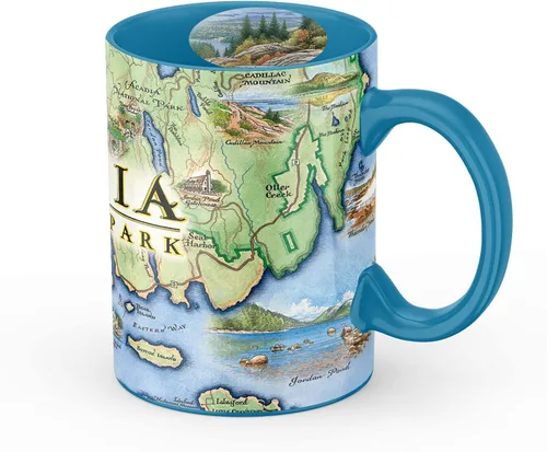 Miniatura 41 de Xplorer Maps Boston Map Taza de cerámica (16 onzas) – Taza de café sin BPA para bebidas calientes y frías – perfecta para oficina, hogar o regalo