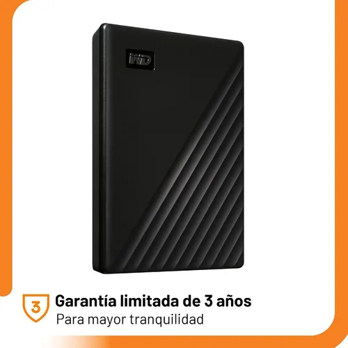 Miniatura 7 de WD 4TB My Passport, Disco duro externo portátil, negro, software de respaldo con defensa contra ransomware y protección con contraseña, compatible
