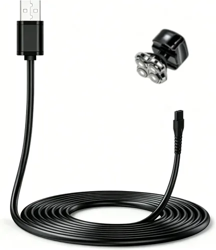 Cable de carga USB compatible con Skull Pitbull, Palm, Butterfly Kiss y Beast Clipper Shaver, adaptador de cargador para Skull Pitbull Gold PRO