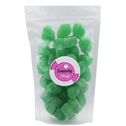 Miniatura 2 de Smarty Stop Gelatina verde hojas de menta verde rebanadas de caramelo (2 libras)