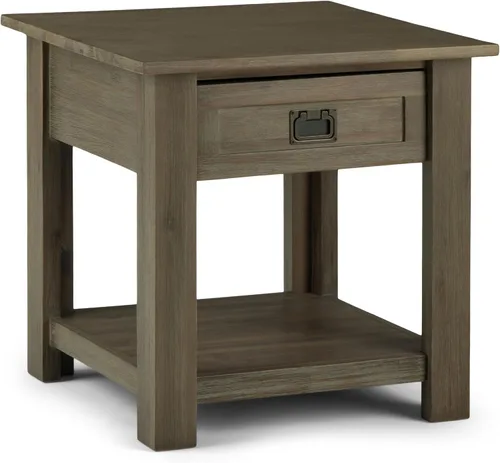 Miniatura 16 de Simpli Home Monroe Mesa de centro/de café rectangular, color marrón desgastado, Madera Noble, Carbón Marrón Envejecido