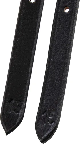 Miniatura 4 de Huntley Equestrian Correas de cuero resistentes y duraderas de alta calidad, cierre de hebilla de acero inoxidable, color negro