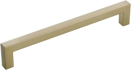 Miniatura 45 de Hickory Hardware - HH075326-BGB - Manija de la colección Skylight, 3 pulgadas de centro a centro, latón dorado cepillado.