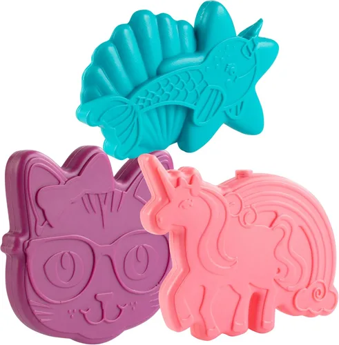 Miniatura 11 de Paquetes de hielo duros para niños (paquete de 3) paquetes de congeladores delgados y ligeros, reutilizables, enfriadores de larga duración Monster
