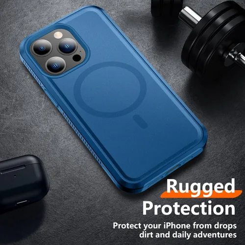 Miniatura 6 de Red2Fire Funda magnética fuerte para iPhone 12 Pro Max [compatible con MagSafe] con 2 unidades [protector de pantalla de vidrio templado] Funda
